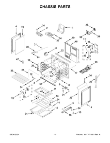 Part Location Diagram of W11730229 Whirlpool FAN-CONVCT