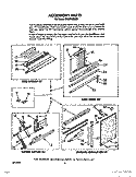 ACCESSORIES Diagram and Parts List for BHAC1250XS0  Whirlpool Air Conditioner