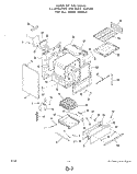 BODY Diagram and Parts List for 1414W0A  Roper Range