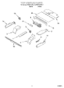 TOP VENTING, OPTIONAL Diagram and Parts List for KEBI171DBL11  KitchenAid Wall Oven