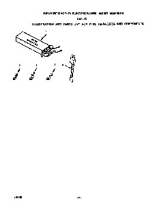 Wire Harness Diagram and Parts List for D9757*2  Roper Range