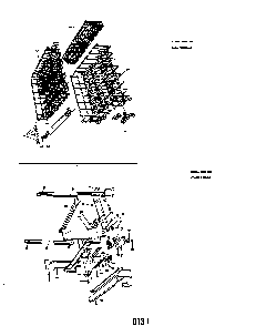 Rack Assembly Model 8508-h30 Diagram and Parts List for 8586H30  Roper Dishwasher