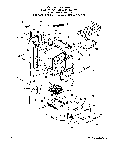 Body Diagram and Parts List for 1233*2A  Roper Range
