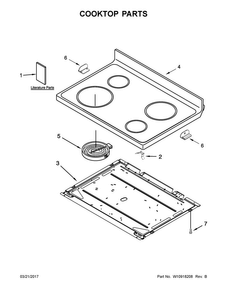 Part Location Diagram of W10842605 Whirlpool HARNS-WIRE