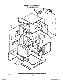 UPPER OVEN Diagram and Parts List for KEBI241WBL0  KitchenAid Wall Oven