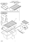 SHELF, LIT/OPTIONAL Diagram and Parts List for ET18NMXFW00  Whirlpool Refrigerator
