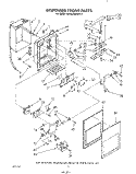 DISPENSER FRONT Diagram and Parts List for KSRS25QWWH11  KitchenAid Refrigerator