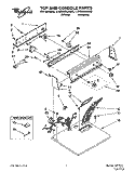 SECTION Diagram and Parts List for LGR4434AN0  Whirlpool Dryer