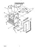 CONTAINER Diagram and Parts List for TC4700XYP0  Whirlpool Trash Compactor