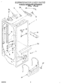 Part Location Diagram of 2182763 Whirlpool ESCUTCHEON