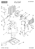 UNIT, LITERATURE Diagram and Parts List for CA12WRV0  Crosley Air Conditioner