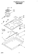 COOKTOP Diagram and Parts List for RS630PXBH0  Whirlpool Range