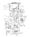 DRIVE Diagram and Parts List for 3CA2000XMW0  Whirlpool Washer