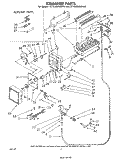 ICE MAKER , NOT ILLUSTRATED AND OPTIONAL Diagram and Parts List for ET18JMXMWR9  Whirlpool Refrigerator