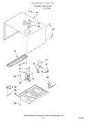 CABINET Diagram and Parts List for RM765PXAB0  Whirlpool Wall Oven
