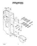 FREEZER LINER Diagram and Parts List for ED20PKXAN00  Whirlpool Refrigerator