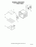 INTERNAL OVEN PARTS Diagram and Parts List for IBS350PXM00  Whirlpool Wall Oven
