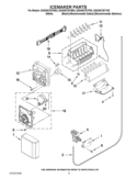 ICEMAKER PARTS Diagram and Parts List for GSS30C7EYF02  Whirlpool Refrigerator