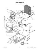 UNIT PARTS Diagram and Parts List for KUIP15PRXX2  KitchenAid Ice Maker