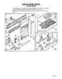 INSTALLATION PARTS Diagram and Parts List for CA21WQ4  Whirlpool Air Conditioner