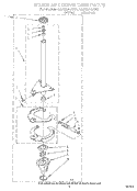 BRAKE AND DRIVE TUBE Diagram and Parts List for LLN8244AW0  Whirlpool Washer