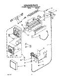 ICEMAKER, LIT/OPTIONAL Diagram and Parts List for RS22ARXXW00  Roper Refrigerator
