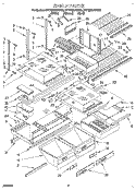 Part Location Diagram of 2162943 Whirlpool REFLECTOR, GLASS
