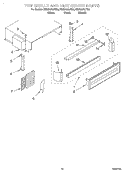TOP GRILLE AND UNIT COVER Diagram and Parts List for KSSS42QJT00  KitchenAid Refrigerator