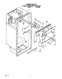 LINER Diagram and Parts List for ET20NKXWN01  Whirlpool Refrigerator