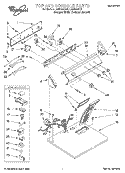 TOP AND CONSOLE, LIT/OPTIONAL Diagram and Parts List for LGR5644EQ3  Whirlpool Dryer
