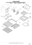 OVEN PARTS Diagram and Parts List for KGRC707LBL0  KitchenAid Range