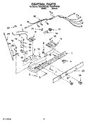 CONTROL PARTS, OPTIONAL PARTS Diagram and Parts List for TS22AFXKT08  Estate Refrigerator