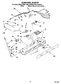 CONTROL PARTS Diagram and Parts List for ES5LHAXSQ01  Whirlpool Refrigerator