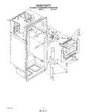 LINER Diagram and Parts List for ET18HMXWN00  Whirlpool Refrigerator