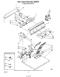 SECTION Diagram and Parts List for KEYE760WAL0  KitchenAid Dryer