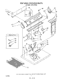 TOP AND CONSOLE , LITERATURE AND OPTIONAL Diagram and Parts List for LG9201XWW0  Whirlpool Dryer