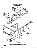MANIFOLD Diagram and Parts List for FGC355VW0  Roper Range