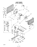 SECTION Diagram and Parts List for 1AHF08390  Whirlpool Air Conditioner