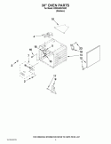 30`` OVEN PARTS Diagram and Parts List for KDRS483VSS02  KitchenAid Range