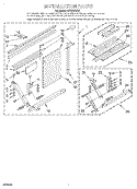 INSTALLATION Diagram and Parts List for ACQ184XD1  Whirlpool Air Conditioner
