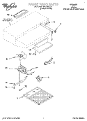 SECTION Diagram and Parts List for RH2336XDQ0  Whirlpool Range Hood