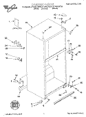 CABINET, LITERATURE Diagram and Parts List for ET18GKXHN00  Whirlpool Refrigerator