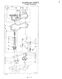 GEARCASE Diagram and Parts List for LA6800XPW0  Whirlpool Washer