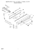REFRIGERATOR CONTROL PANEL Diagram and Parts List for KSSS42QDW03  KitchenAid Refrigerator