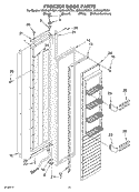 FREEZER DOOR Diagram and Parts List for KSSS48FKW01  KitchenAid Refrigerator