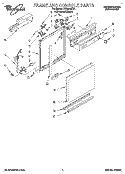 Part Location Diagram of 3372251 Whirlpool Harness and Protector