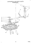 UPPER WASH AND RINSE Diagram and Parts List for KUDP230Y2  KitchenAid Dishwasher