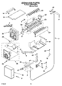 ICEMAKER PARTS Diagram and Parts List for KSSP48QMS01  KitchenAid Refrigerator