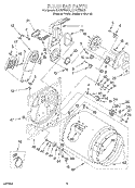 SECTION Diagram and Parts List for KEYS700EQ1  KitchenAid Dryer