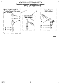 WATER SYSTEM Diagram and Parts List for 8LSC8245AW1  Whirlpool Washer